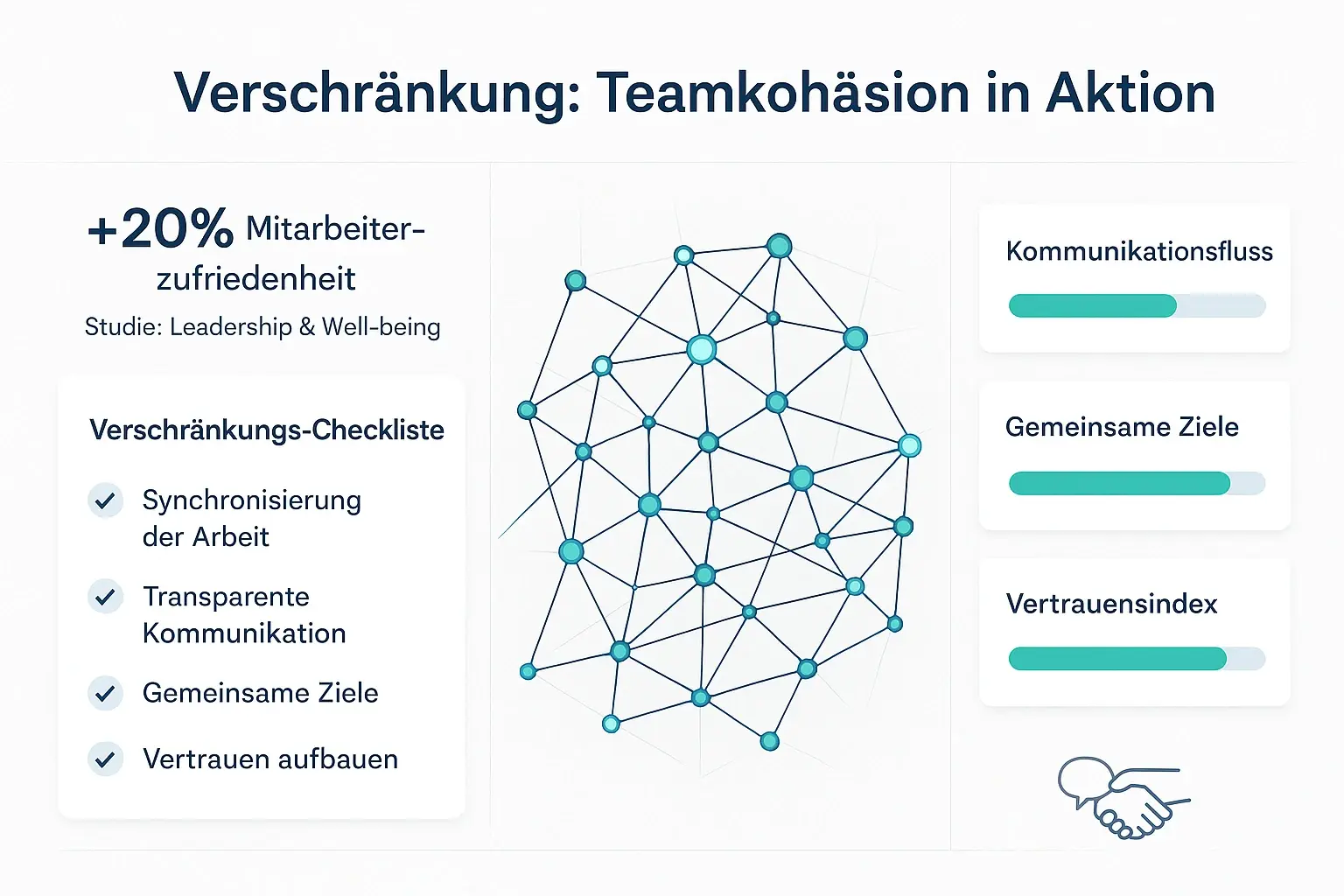 Konkrete Umsetzungs-Blueprints: Wie 'Verschränkung' Teamkohäsion steigert — mit Checkliste und Fortschrittsindikatoren.