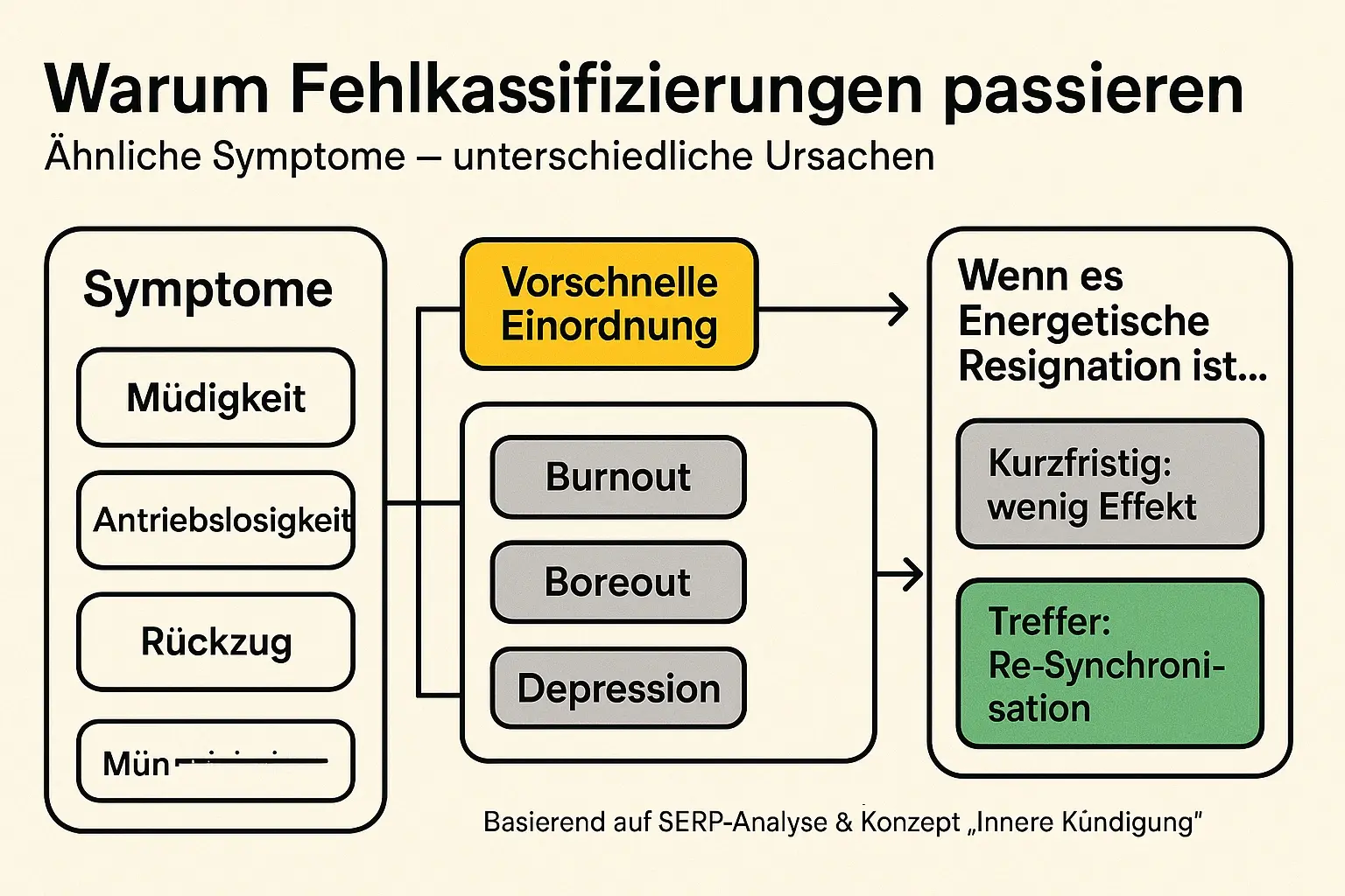 Warum Diagnose oft danebenliegt